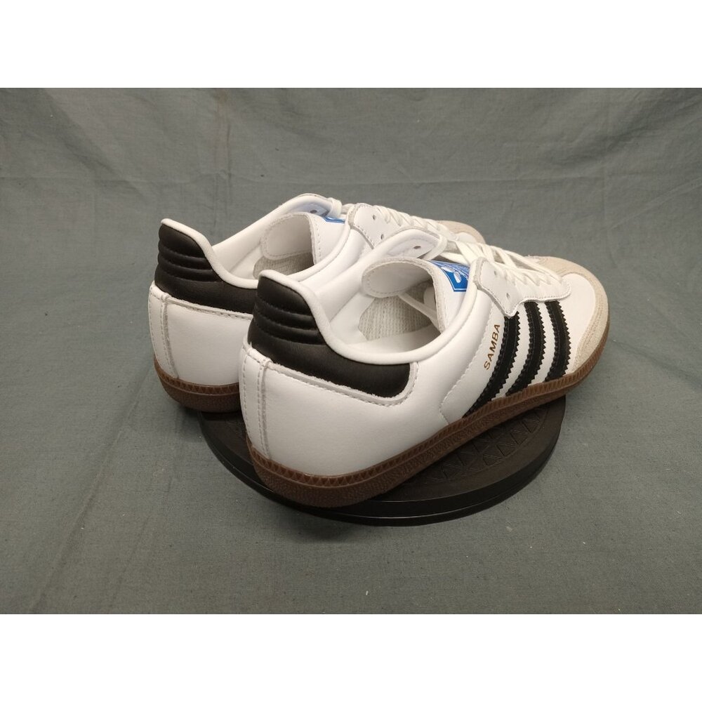 Adidas Samba OG C Sneakers Leather Black White Gum Kids Size 11K NEW NO BOX! - Picture 5 of 11